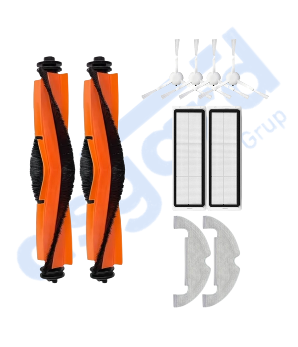 XİAOMİ MOP 2 ULTRA – X10 Uyumlu 2 Ana Fırça 4 Yan Fırça 2 Filtre 2 Mop - Image 1