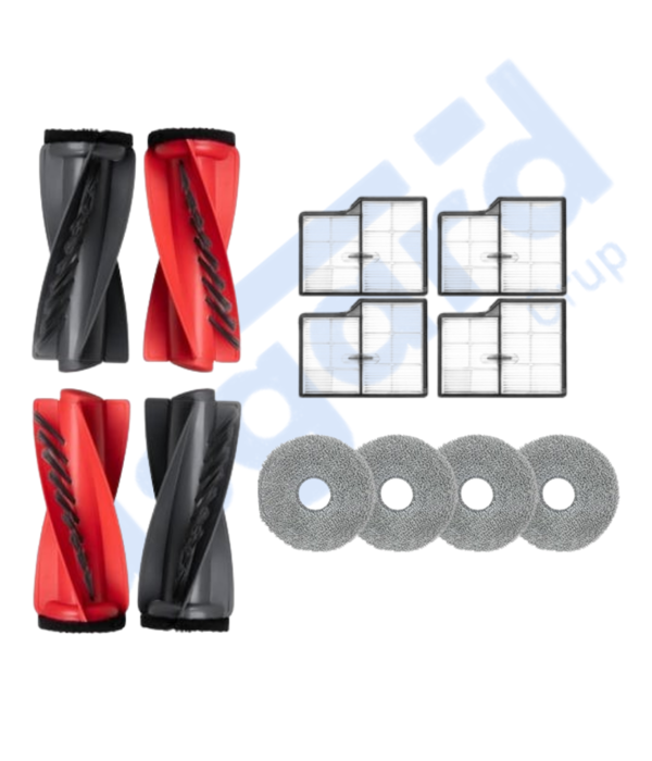 Roborock Saros 10- Saros 10R Uyumlu 2 Ana Fırça 4 Filtre 4 Mop - Image 1