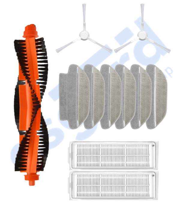 VİOMİ MOP PRO, 3C ,3C PLUS Uyumlu 1 Ana Fırça 2 Yan Fırça 2 Filtre 6 Mop - Image 1