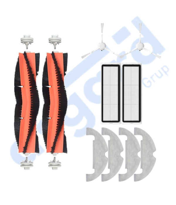 DREAME D10 PLUS – D10S PLUS – D10 PLUS GEN 2 UYUMLU 2 Ana Fırça 2 Yan Fırça 2 Filtre 4 Mop - Image 1