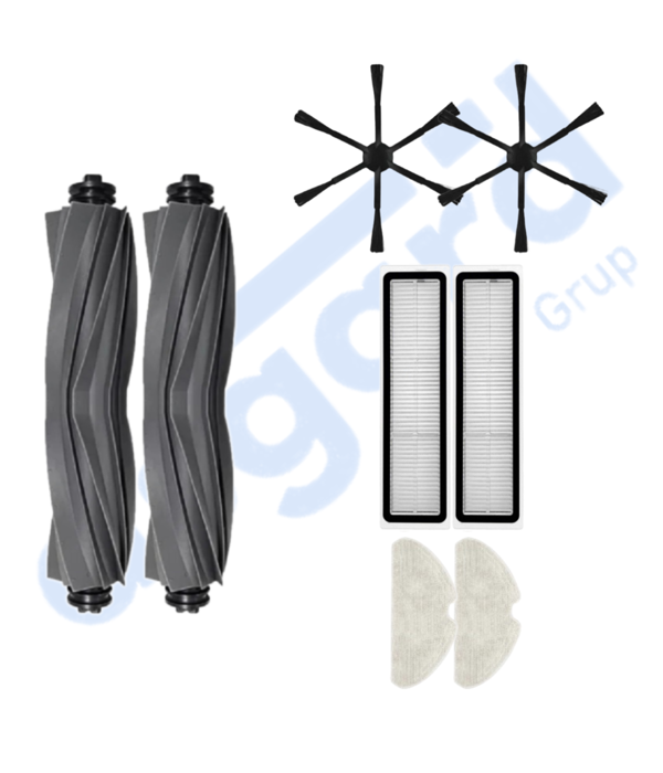 DREAME D10S, D10S PRO, D9 MAX GEN 2 UYUMLU 2 Ana Fırça 2 Yan Fırça 2 Filtre 2 Mop - Image 1
