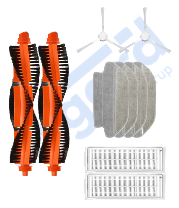 VİOMİ MOP PRO, 3C ,3C PLUS Uyumlu 2 Ana Fırça 2 Yan Fırça 2 Filtre 4 Mop - Image 1
