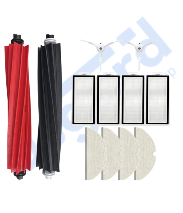 ROBOROCK Q5, Q5+, Q5 PRO,Q5 PRO+ UYUMLU 1 Ana Fırça 2 Yan Fırça 4 Filtre 4 Mop - Image 1
