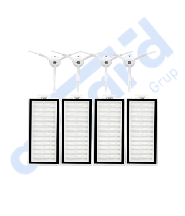 ROBOROCK Q5, Q5+, Q5 PRO,Q5 PRO+ UYUMLU 4 Yan Fırça 4 Filtre - Image 1