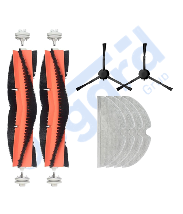 Xiaomi 1C,2C,Mop 2 Uyumlu 2 Ana Fırça 2 Yan Fırça 4 Mop - Image 1