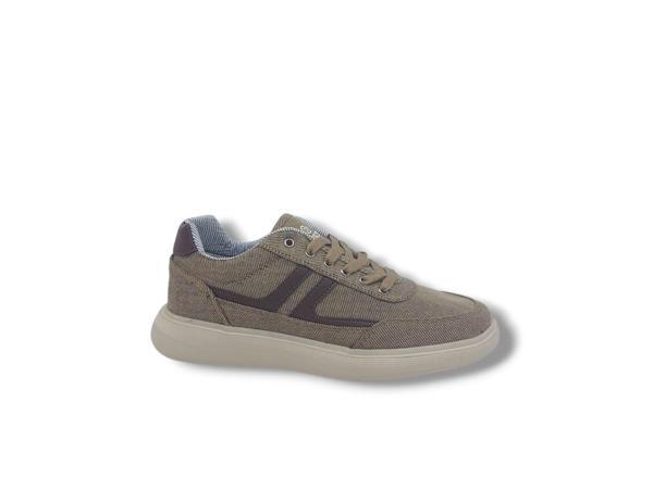 Dakır's 101 Erkek Vizon Bağcıklı Espadril Ayakkabı - Image 1