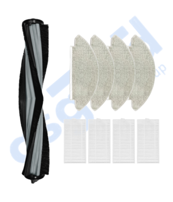 VİOMİ V5 – V5 PRO – ALPHA 2 PRO Uyumlu 1 Ana Fırça 4 Filtre 4 Mop - Image 1