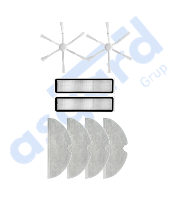 Dreame D9,D9 Max,L10 Pro,D9 Pro Uyumlu 2 Yan Fırça 2 Filtre 4 Mop - Image 1