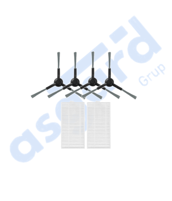 VİOMİ V5 – V5 PRO – ALPHA 2 PRO Uyumlu 4 Yan Fırça 2 Filtre - Image 1