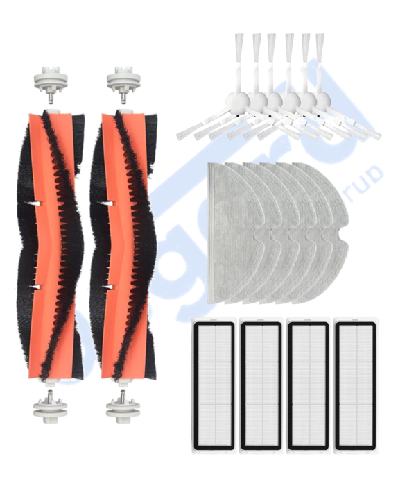 Dreame F9 - Z10 Pro Uyumlu 2 Ana Fırça 6 Yan Fırça 4 Filtre 6 Mop - Image 1