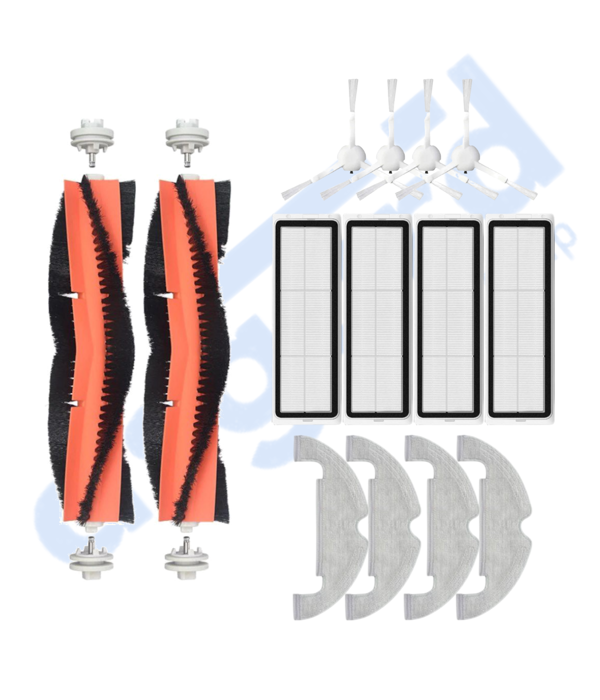 XİAOMİ MOP 2 ULTRA – X10 Uyumlu 2 Ana Fırça 4 Yan Fırça 4 Filtre 4 Mop - Image 1