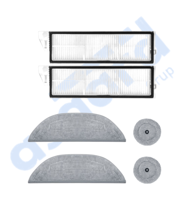 ROBOROCK S8 MaxV Ultra Uyumlu  2 Filtre 2 Mop 2 Yan Mop - Image 1