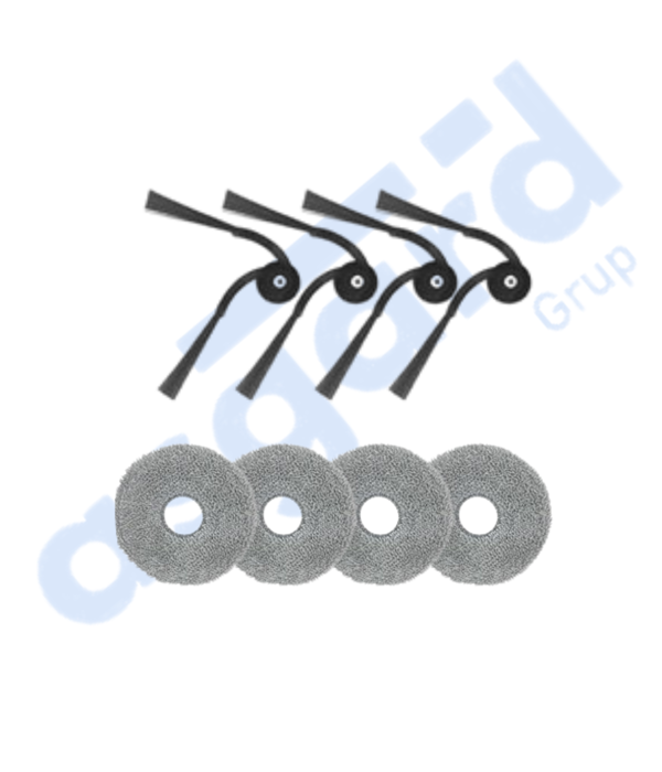 Roborock Saros 10- Saros 10R Uyumlu 4 Yan Fırça 4 Mop - Image 1