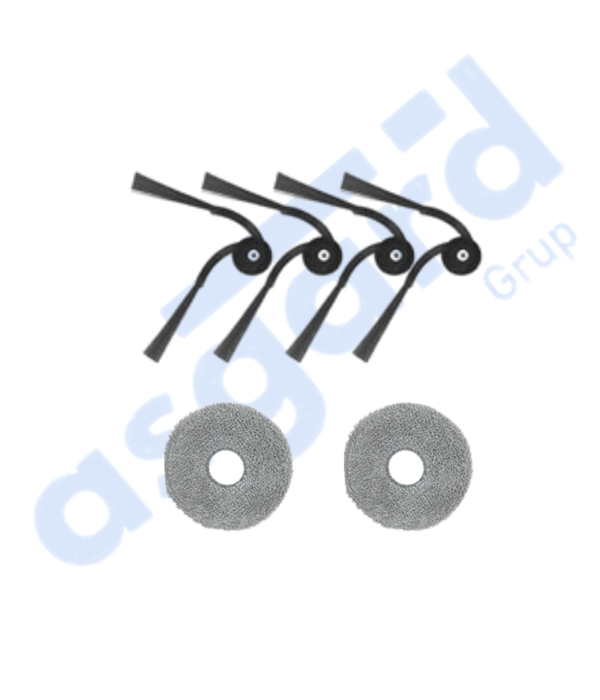 Roborock Saros 10- Saros 10R Uyumlu 4 Yan Fırça 2 Mop - Image 1
