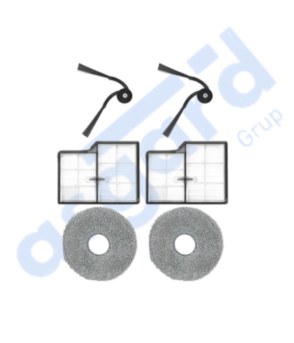 Roborock Saros 10- Saros 10R Uyumlu 2 Yan Fırça 2 Filtre 2 Mop - Image 1
