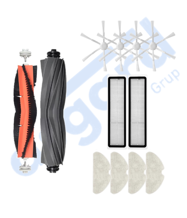 DREAME D10S, D10S PRO, D9 MAX GEN 2 UYUMLU 2 Ana Fırça 4 Yan Fırça 2 Filtre 4 Mop - Image 1