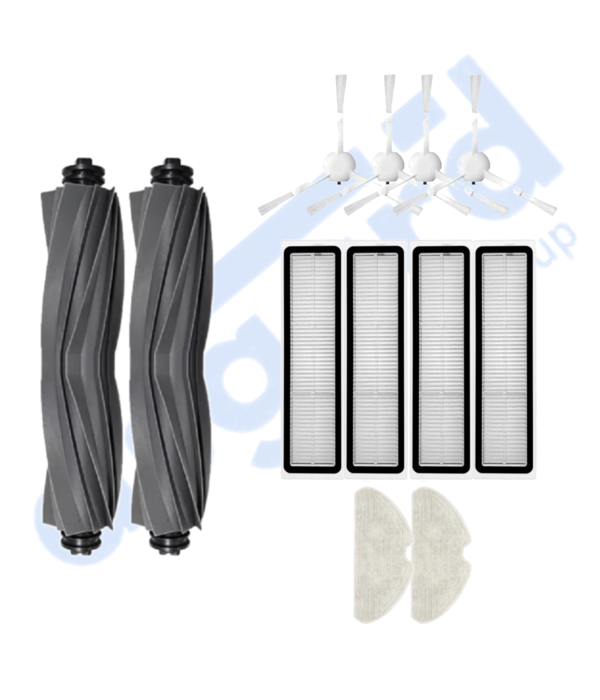 DREAME D10S, D10S PRO, D9 MAX GEN 2 UYUMLU 2 Ana Fırça 4 Yan Fırça 4 Filtre 2 Mop - Image 1