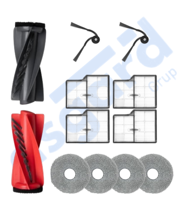Roborock Saros 10- Saros 10R Uyumlu 1 Ana Fırça 2 Yan Fırça 4 Filtre 4 Mop - Image 1