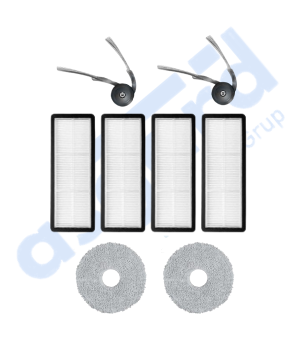 Roborock Qrevo Curv Uyumlu 2 Yan Fırça 4 Filtre 2 Mop - Image 1