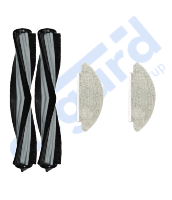 VİOMİ V5 – V5 PRO – ALPHA 2 PRO Uyumlu 2 Ana Fırça 2 Mop - Image 1