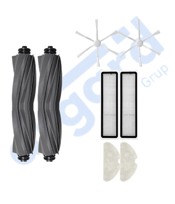 DREAME D10S, D10S PRO, D9 MAX GEN 2 UYUMLU 2 Ana Fırça 2 Yan Fırça 2 Filtre 2 Mop - Image 1