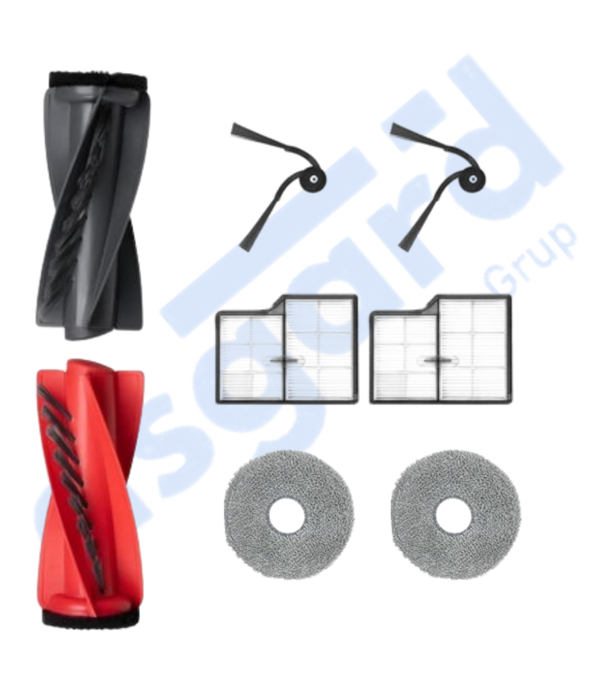 Roborock Saros 10- Saros 10R Uyumlu 1 Ana Fırça 2 Yan Fırça 2 Filtre 2 Mop - Image 1