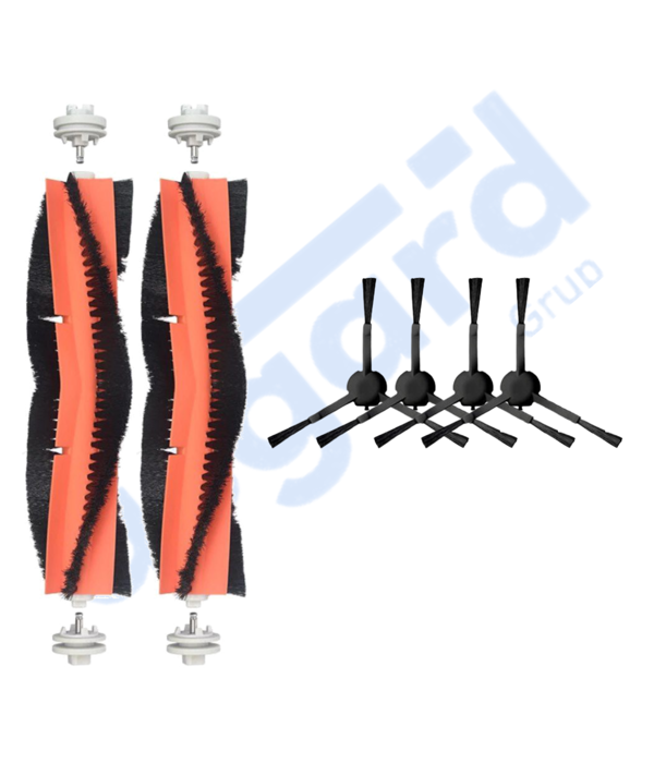 Xiaomi 1C,2C,Mop 2 Uyumlu 2 Ana Fırça 4 Yan Fırça - Image 1