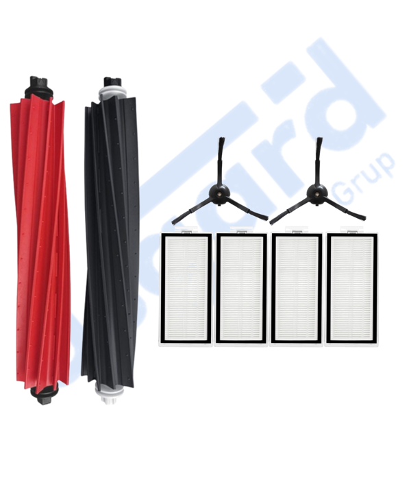 ROBOROCK Q8 MAX , Q8 MAX+ UYUMLU 1 Ana Fırça 2 Yan Fırça 4 Filtre - Image 1