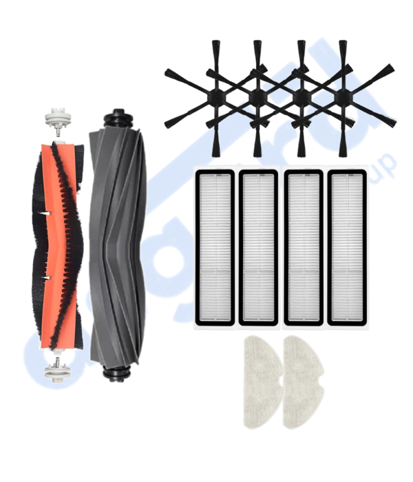 DREAME D10S, D10S PRO, D9 MAX GEN 2 UYUMLU 2 Ana Fırça 4 Yan Fırça 4 Filtre 2 Mop - Image 1