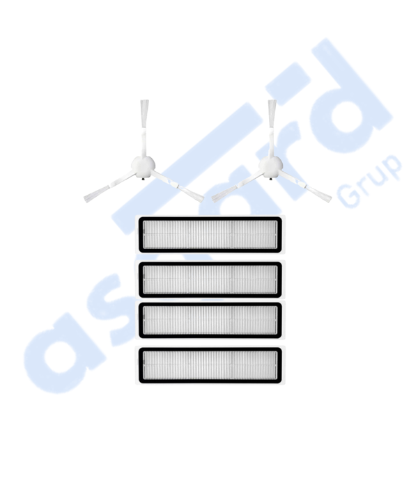 Dreame D9,D9 Max,L10 Pro,D9 Pro Uyumlu 2 Yan Fırça 4 Filtre - Image 1