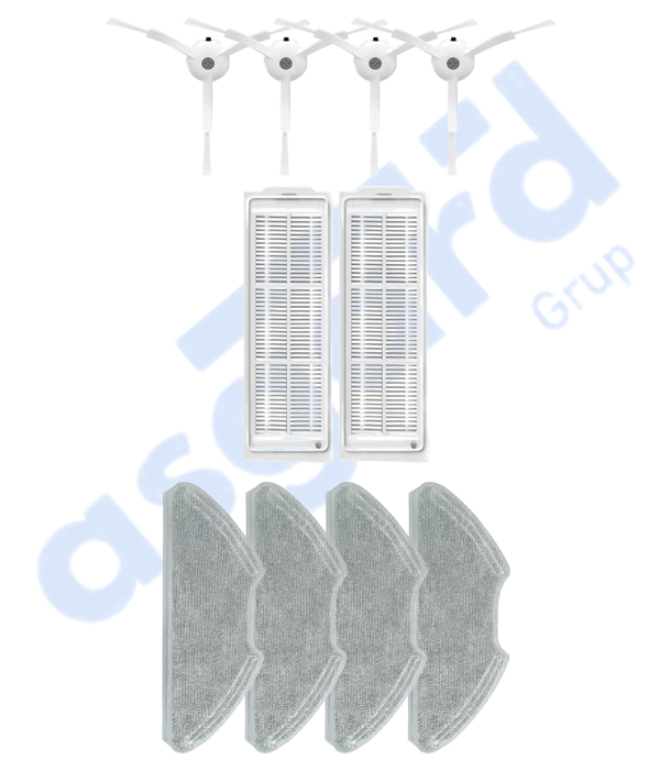 Xiaomi Mop 2 Pro (MJST1SHW) -Mop 2 Lite Uyumlu 4 Yan Fırça 2 Filtre 4 Mop - Image 1