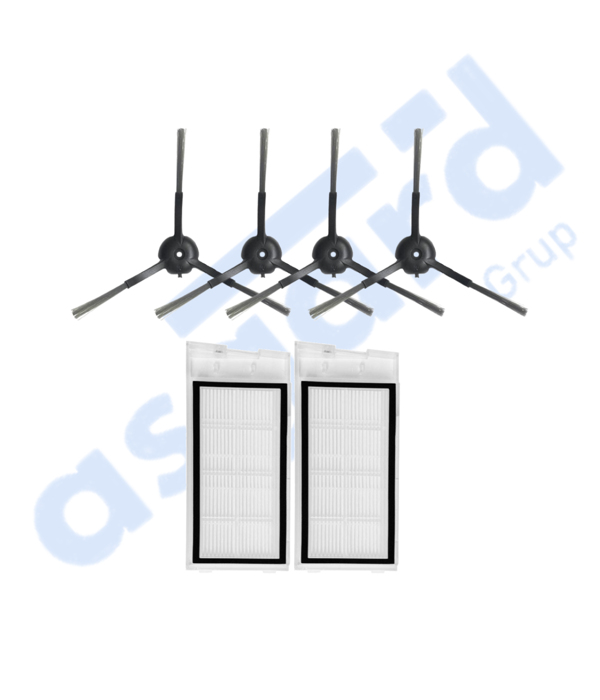Roidmi Eve - Eve Plus Uyumlu 4 Yan Fırça 2 Filtre - Image 1