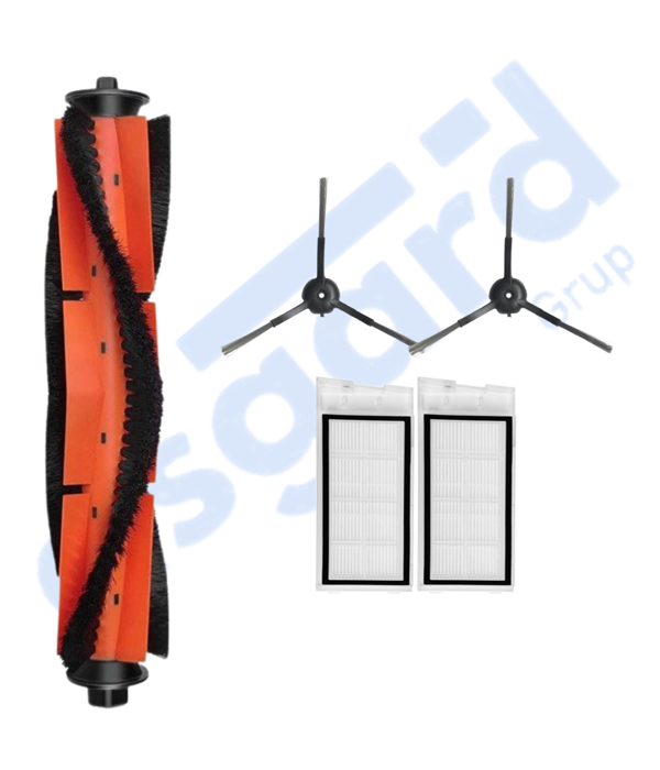 Roidmi Eve - Eve Plus Uyumlu 1 Ana Fırça 2 Yan Fırça 2 Filtre - Image 1