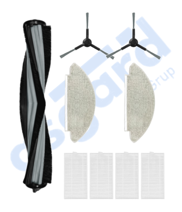 VİOMİ V5 – V5 PRO – ALPHA 2 PRO Uyumlu 1 Ana Fırça 2 Yan Fırça 4 Filtre 2 Mop - Image 1