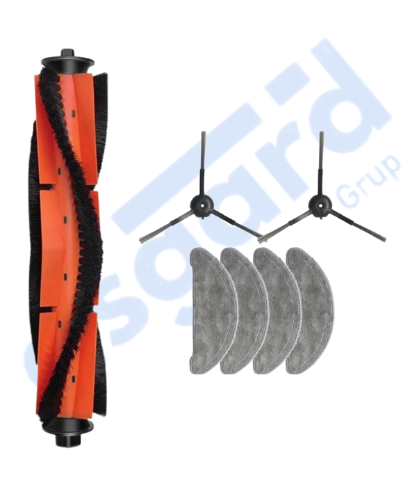 Roidmi Eve - Eve Plus Uyumlu 1 Ana Fırça 2 Yan Fırça 4 Mop - Image 1