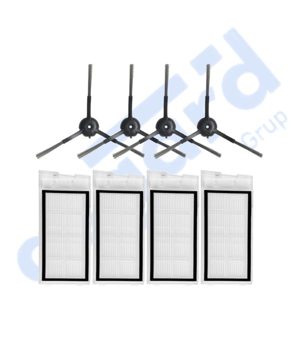 Roidmi Eve - Eve Plus Uyumlu 4 Yan Fırça 4 Filtre - Image 1