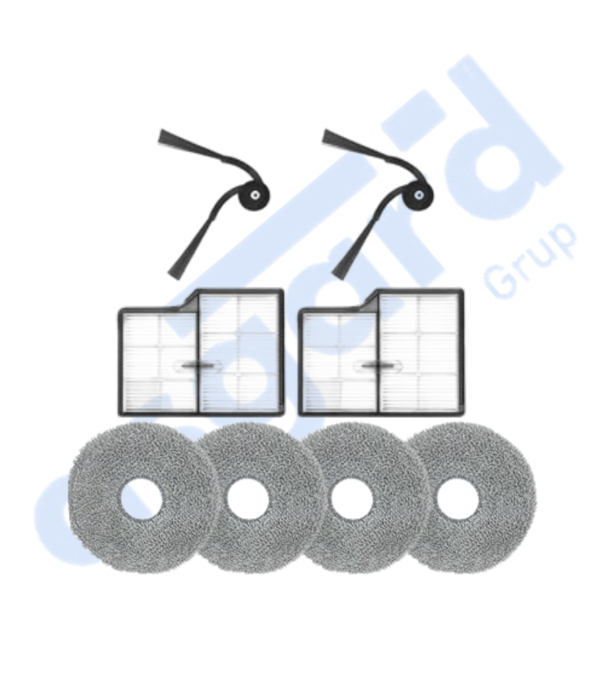 Roborock Saros 10- Saros 10R Uyumlu 2 Yan Fırça 2 Filtre 4 Mop - Image 1