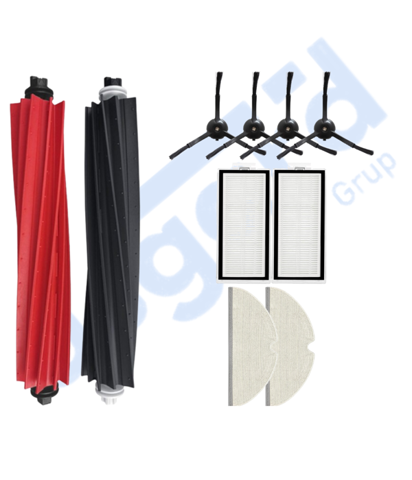 ROBOROCK Q8 MAX , Q8 MAX+ UYUMLU 1 Ana Fırça 4 Yan Fırça 2 Filtre 2 Mop - Image 1