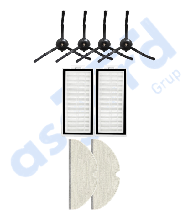 ROBOROCK Q8 MAX , Q8 MAX+ UYUMLU 4 Yan Fırça 2 Filtre 2 Mop - Image 1