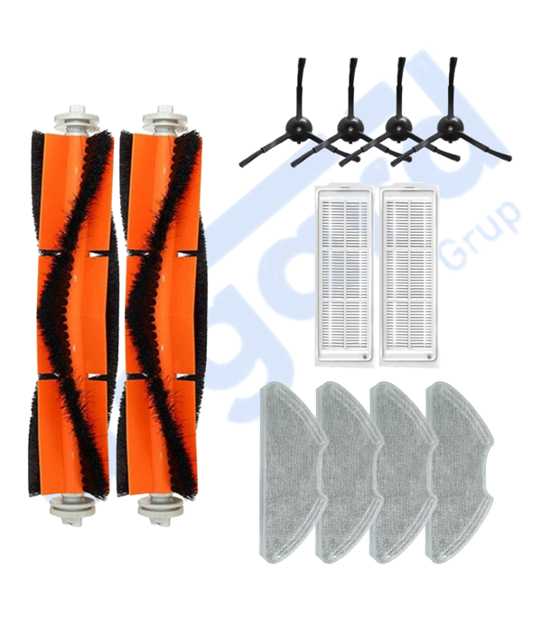 Xiaomi Mop 2 Pro (MJST1SHW) -Mop 2 Lite Uyumlu 2 Ana Fırça 4 Yan Fırça 2 Filtre 4 Mop - Image 1