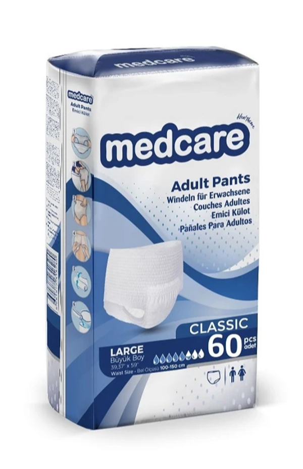 Medcare Emici Külot 60 Adet Large - Image 1