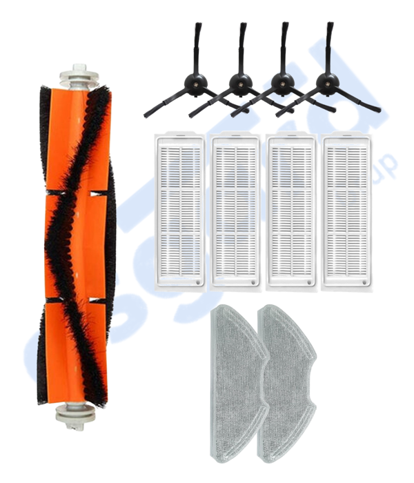 Xiaomi Mop 2 Pro (MJST1SHW) -Mop 2 Lite Uyumlu 1 Ana Fırça 4 Yan Fırça 4 Filtre 2 Mop - Image 1