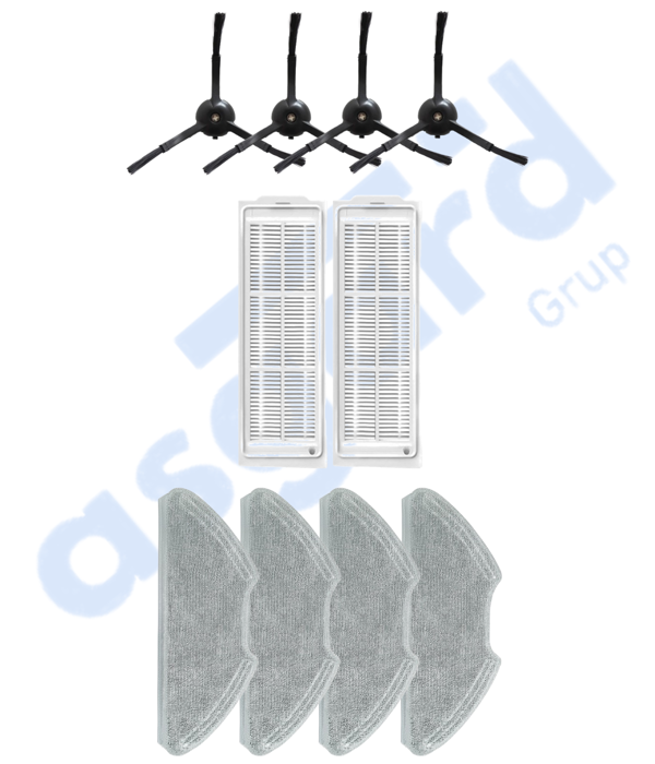 Xiaomi Mop 2 Pro (MJST1SHW) -Mop 2 Lite Uyumlu 4 Yan Fırça 2 Filtre 4 Mop - Image 1