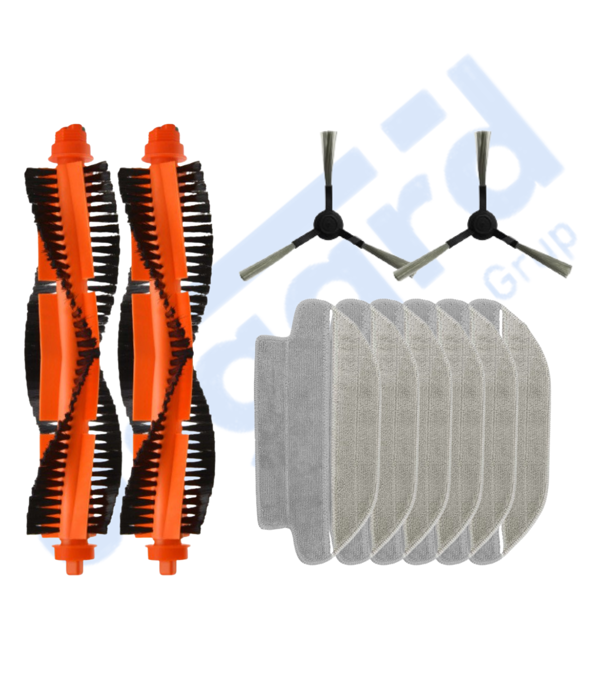 VİOMİ SE , V2 (PRO-MAX) , V3,V3 PRO Uyumlu 2 Ana Fırça 2 Yan Fırça 6 Mop - Image 1