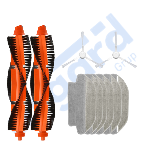 VİOMİ MOP PRO, 3C ,3C PLUS Uyumlu 2 Ana Fırça 2 Yan Fırça 6 Mop - Image 1