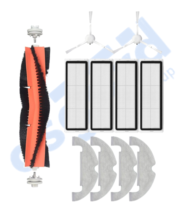 XİAOMİ MOP 2 ULTRA – X10 Uyumlu 1 Ana Fırça 2 Yan Fırça 4 Filtre 4 Mop - Image 1
