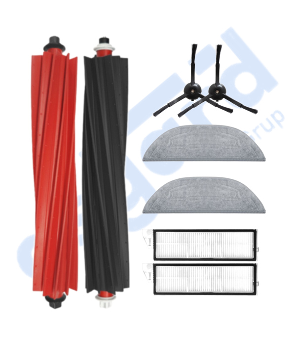 ROBOROCK S8 MaxV Ultra Uyumlu  1 Ana Fırça 2 Yan Fırça 2 Filtre 2 Mop - Image 1