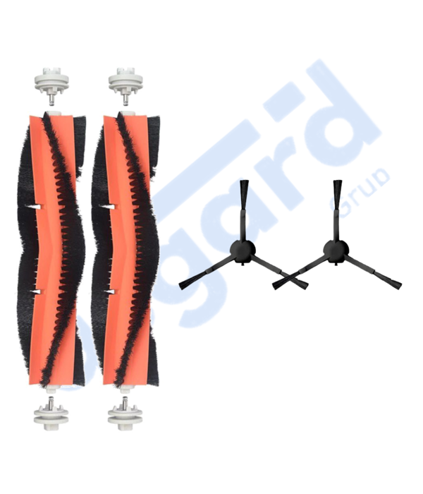 Dreame F9 - Z10 Pro Uyumlu 2 Ana Fırça 2 Yan Fırça - Image 1