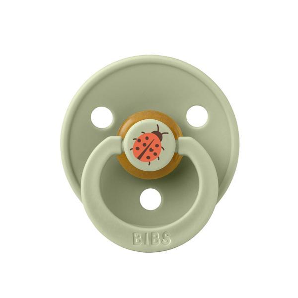 Bibs Studio Colour Ladybug Emzik-Sage 6-18 Ay - Image 1