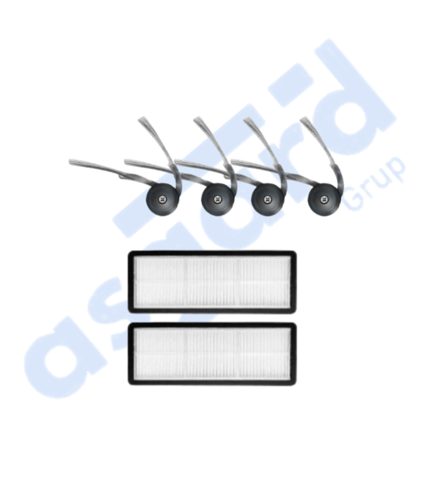 Roborock Qrevo Curv Uyumlu 4 Yan Fırça 2 Filtre - Image 1